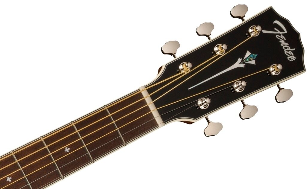Fender Paramount PO220E Orchestra Acoustic-Electric Guitar (with Case), view