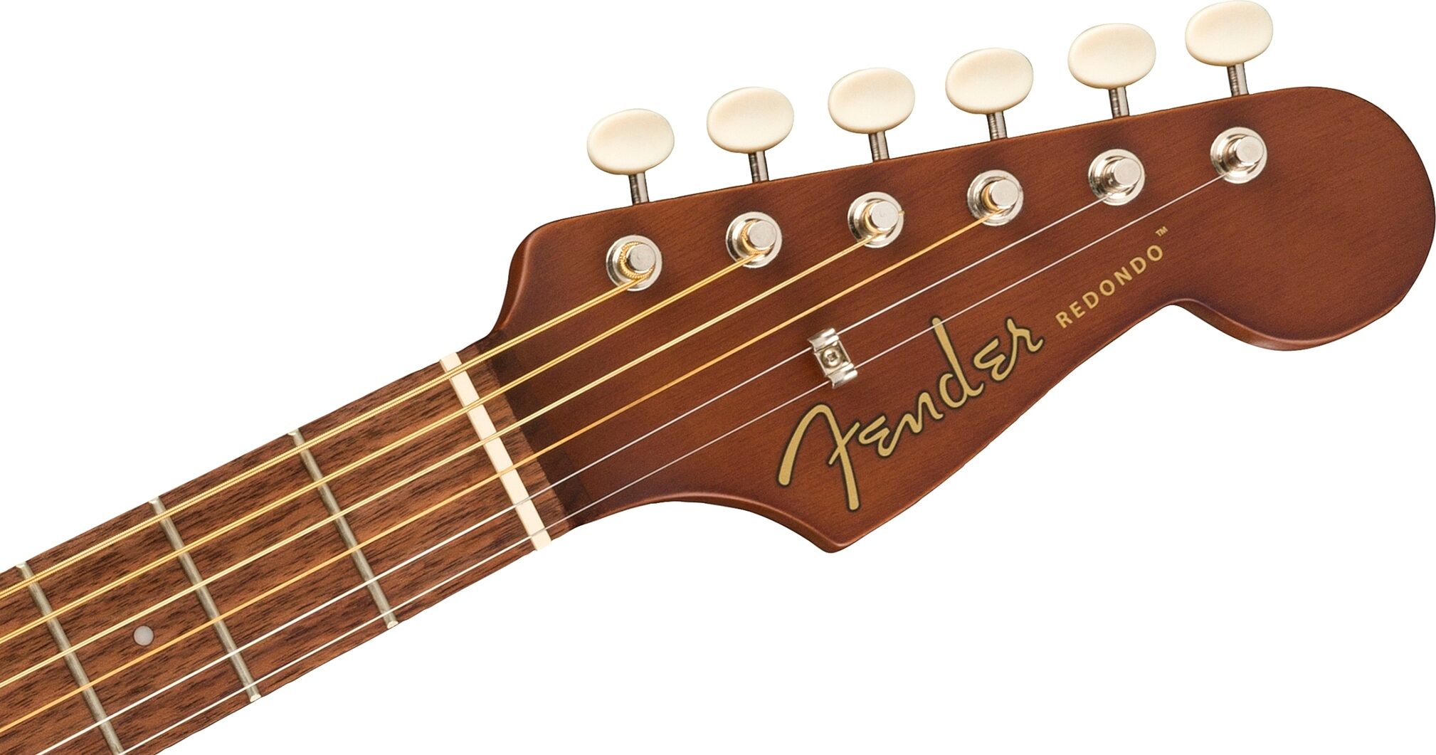 Fender Redondo Mini Acoustic Guitar (with Gig Bag), Action Position Back