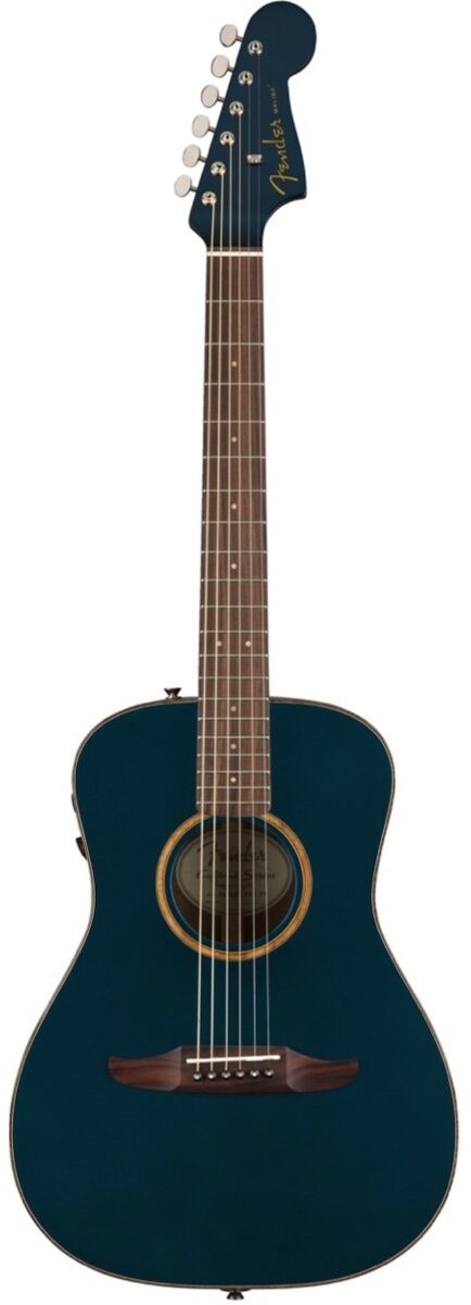 Fender Malibu Classic Hot Rod Acoustic-Electric Guitar (with Gig Bag), Main
