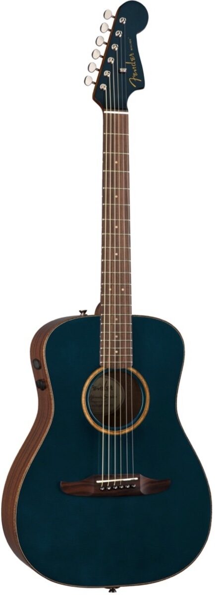 Fender Malibu Classic Hot Rod Acoustic-Electric Guitar (with Gig Bag), View