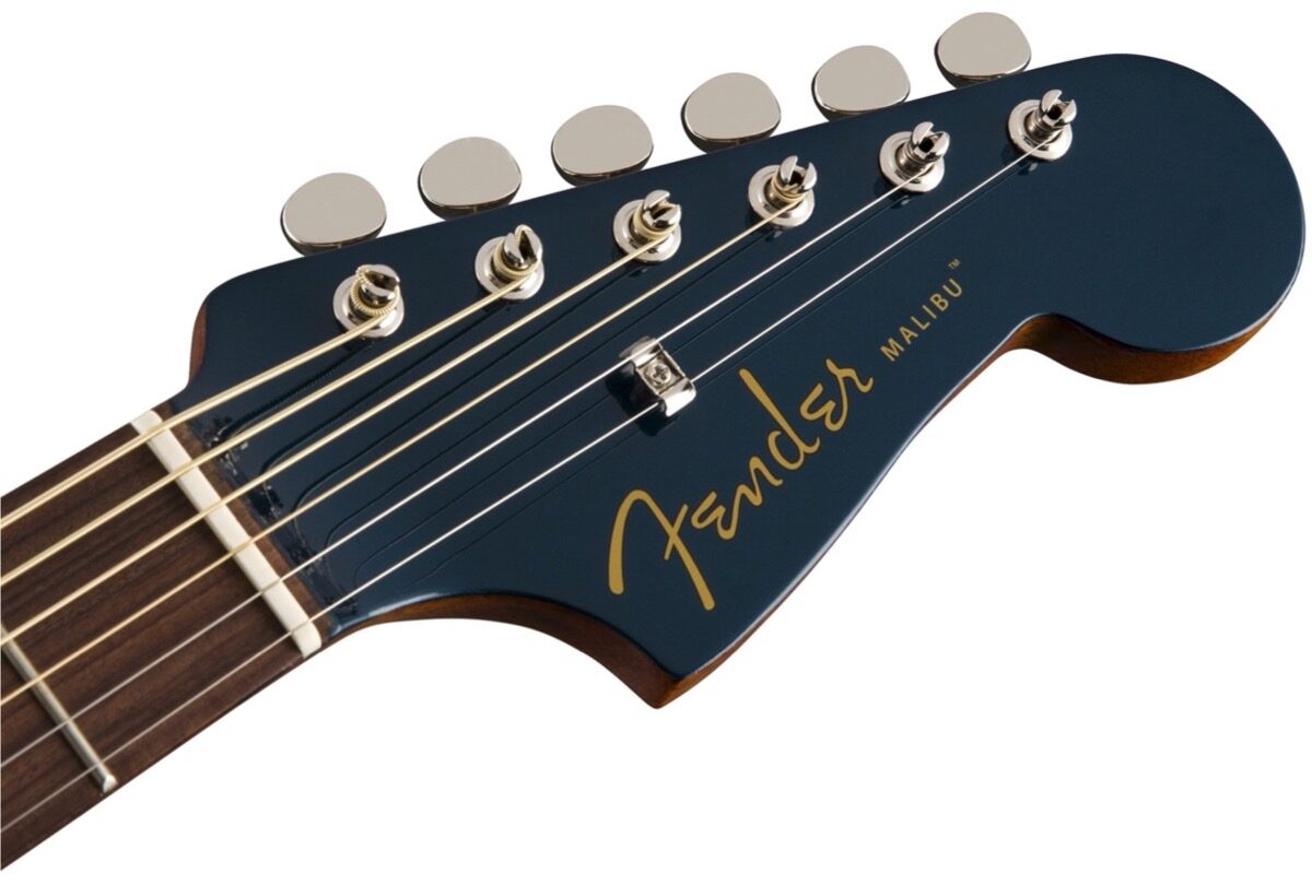 Fender Malibu Classic Hot Rod Acoustic-Electric Guitar (with Gig Bag), View