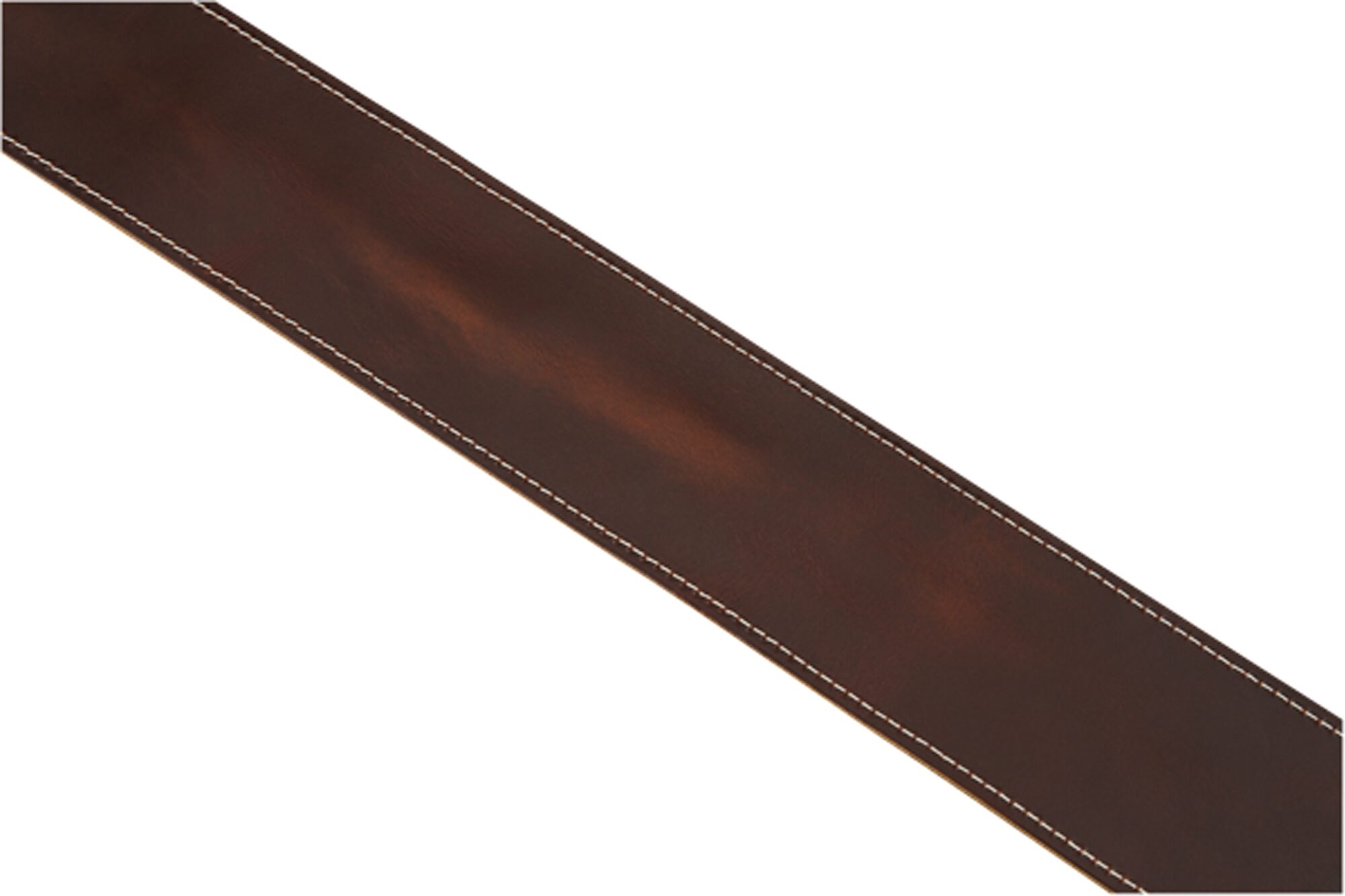 Fender Broken-In Leather Strap, Brown, Action Position Back