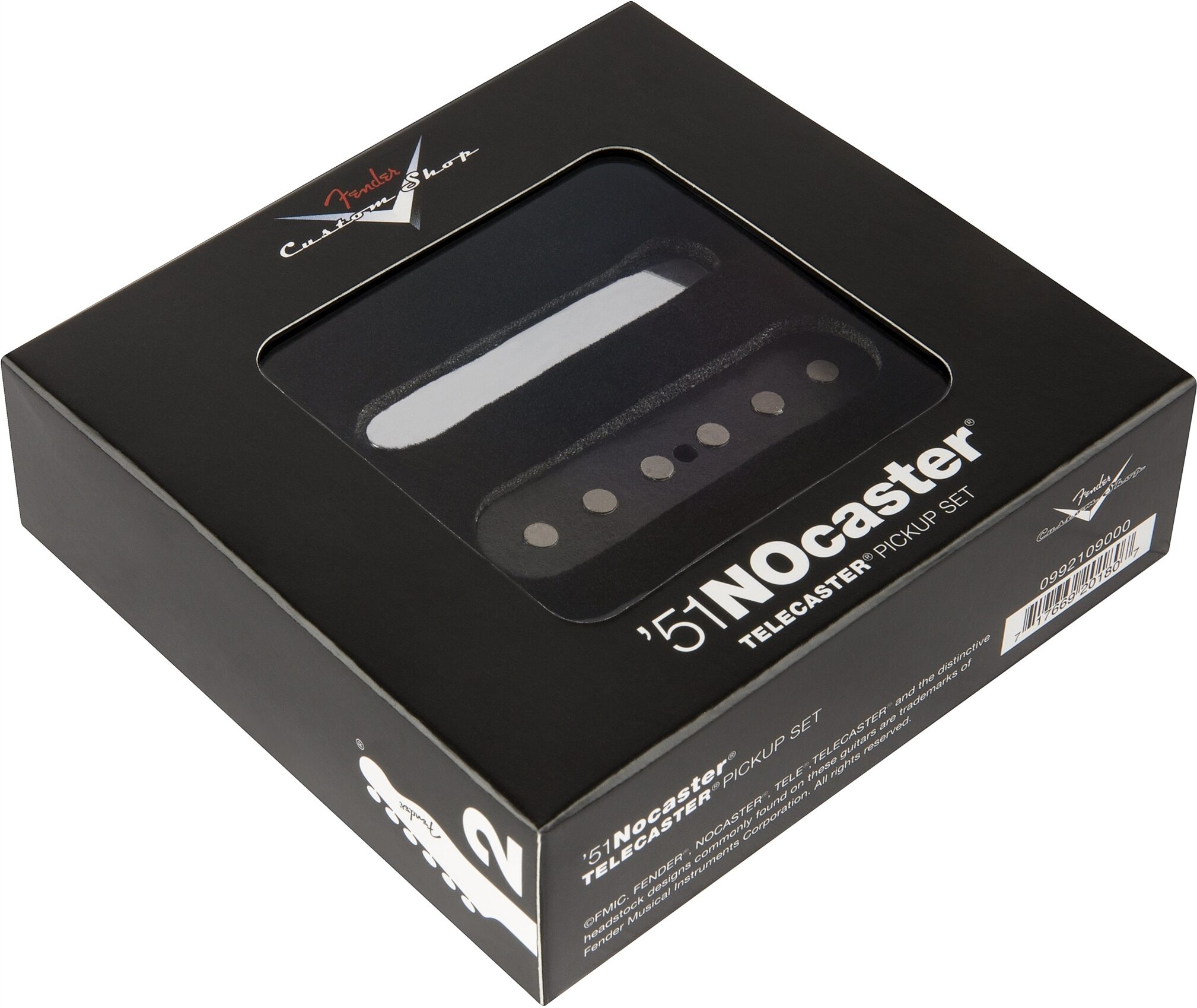 Fender CS 51 Nocaster Telecaster Pickups, Set of 2, Action Position Back