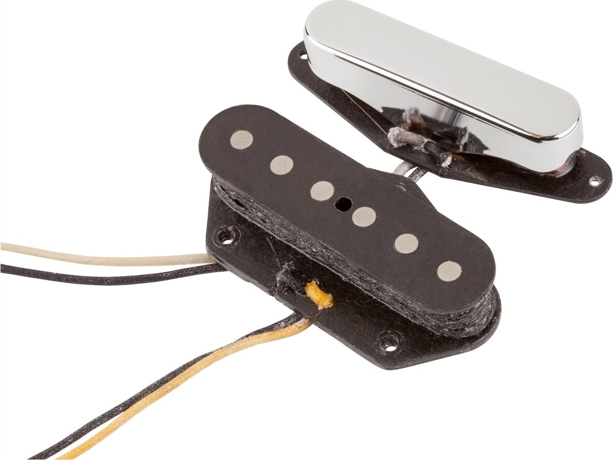 Fender CS 51 Nocaster Telecaster Pickups, Set of 2, Action Position Back