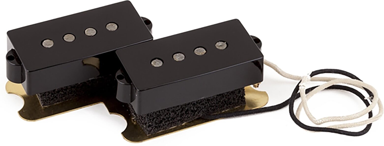 Fender Pure Vintage 63 Precision Bass Pickup, Black, Action Position Back