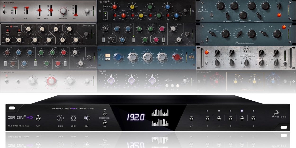 Antelope Audio Orion32 HD USB MADI AD/DA Converter and Interface, ve