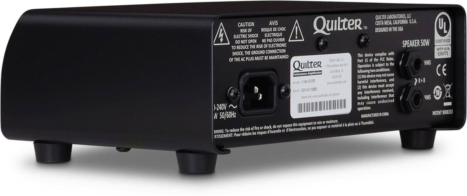 Quilter Aviator Mach 3 Guitar Amplifier Head (200 Watts), New, Action Position Back