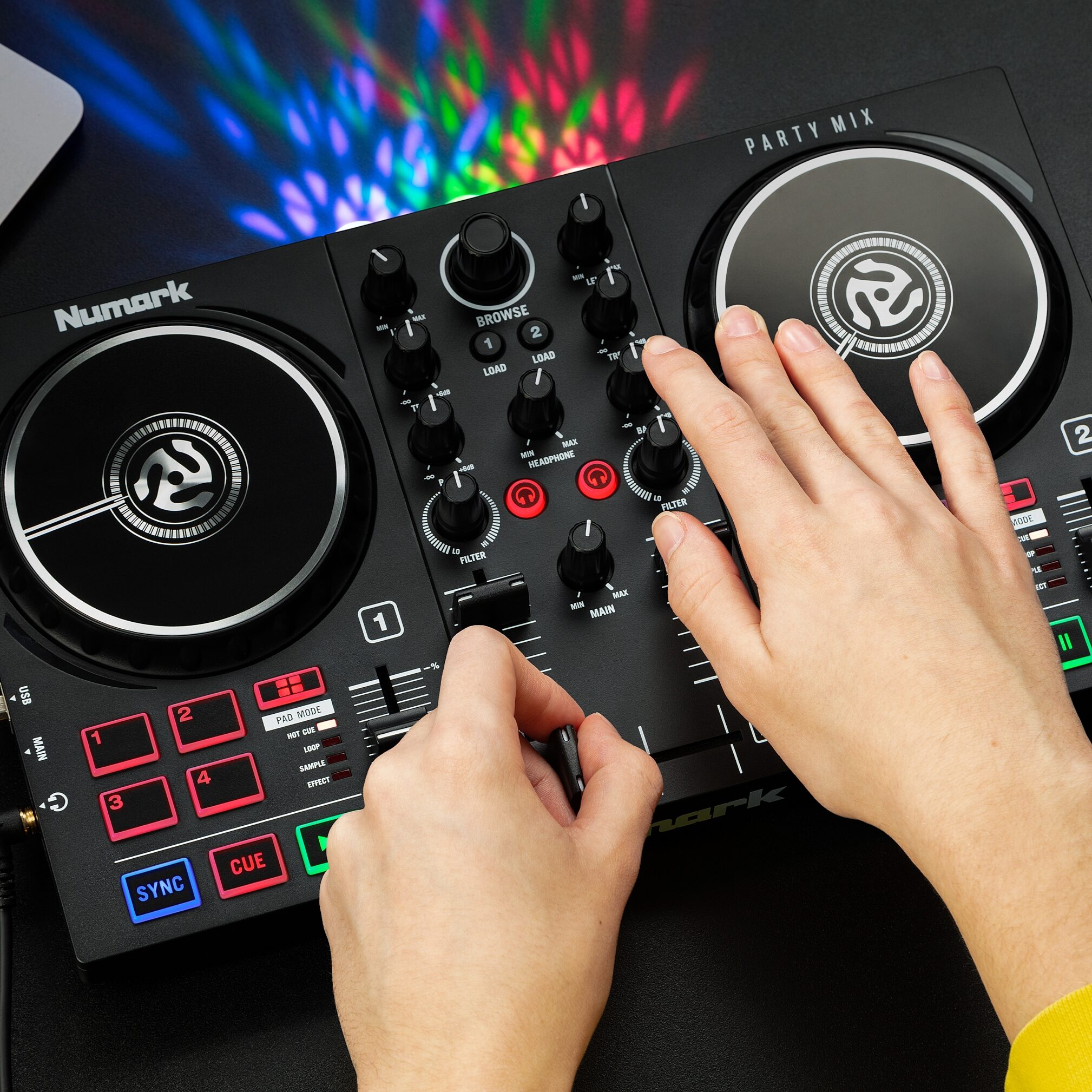 Numark Party Mix II Controller with Laptop Stand