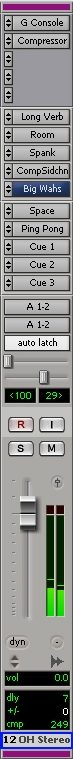 Digidesign Pro Tools LE Upgrade, Sends