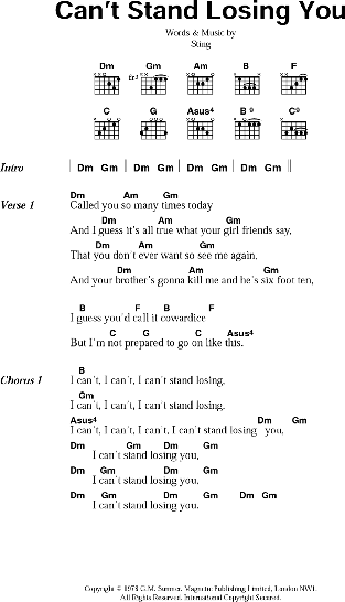 Chord: Losing Interest - Timmies - tab, song lyric, sheet, guitar, ukulele