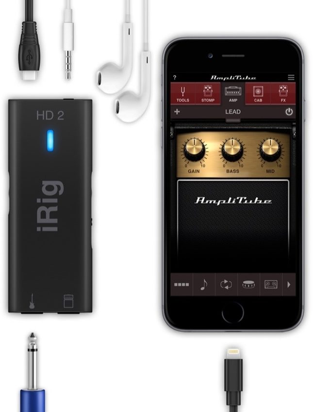 IK Multimedia iRig HD 2 iOS/USB Guitar Audio Interface