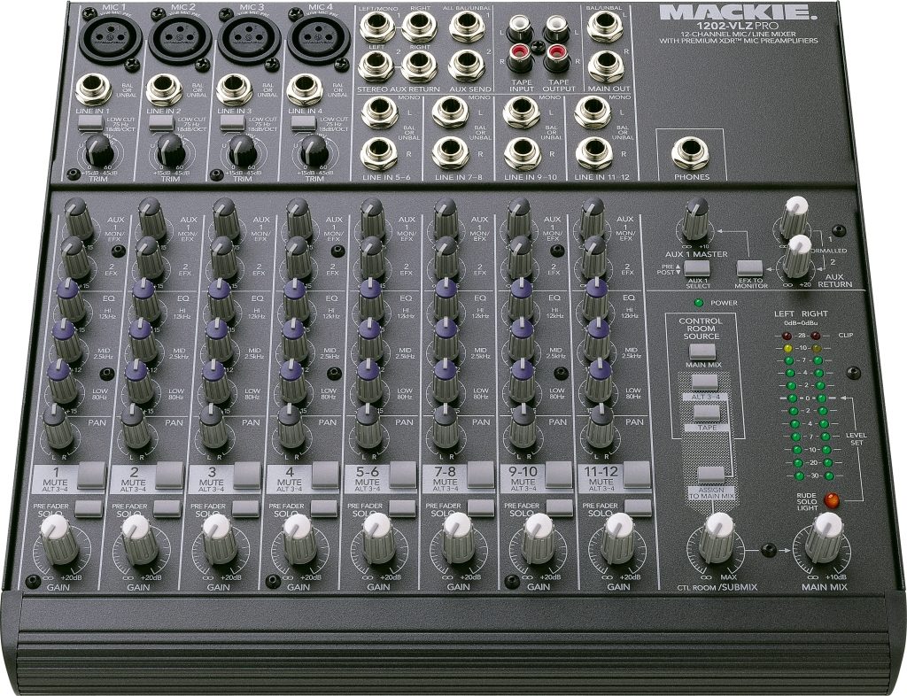 Mackie 1202-VLZ Pro 12-Channel Mixer |