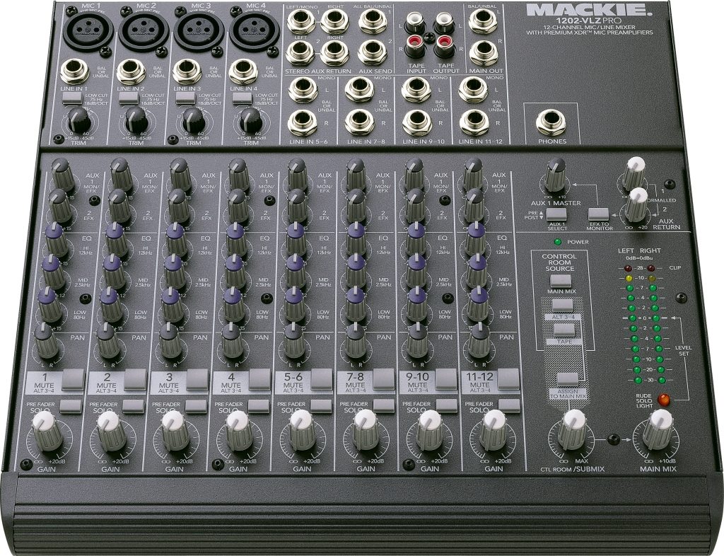 ミキサー MACKIE 1202 VLZ PRO - エフェクター、PA機器