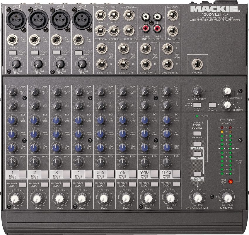 Mackie 1202-VLZ PRO 美品-