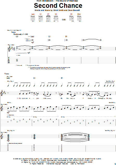 ghost of a chance guitar tab