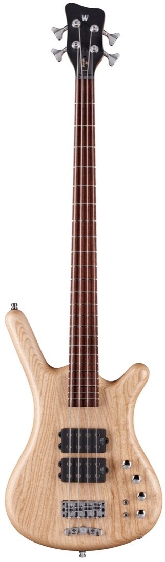 Warwick GPS Corvette Double Buck 4 Electric Bass, Natural