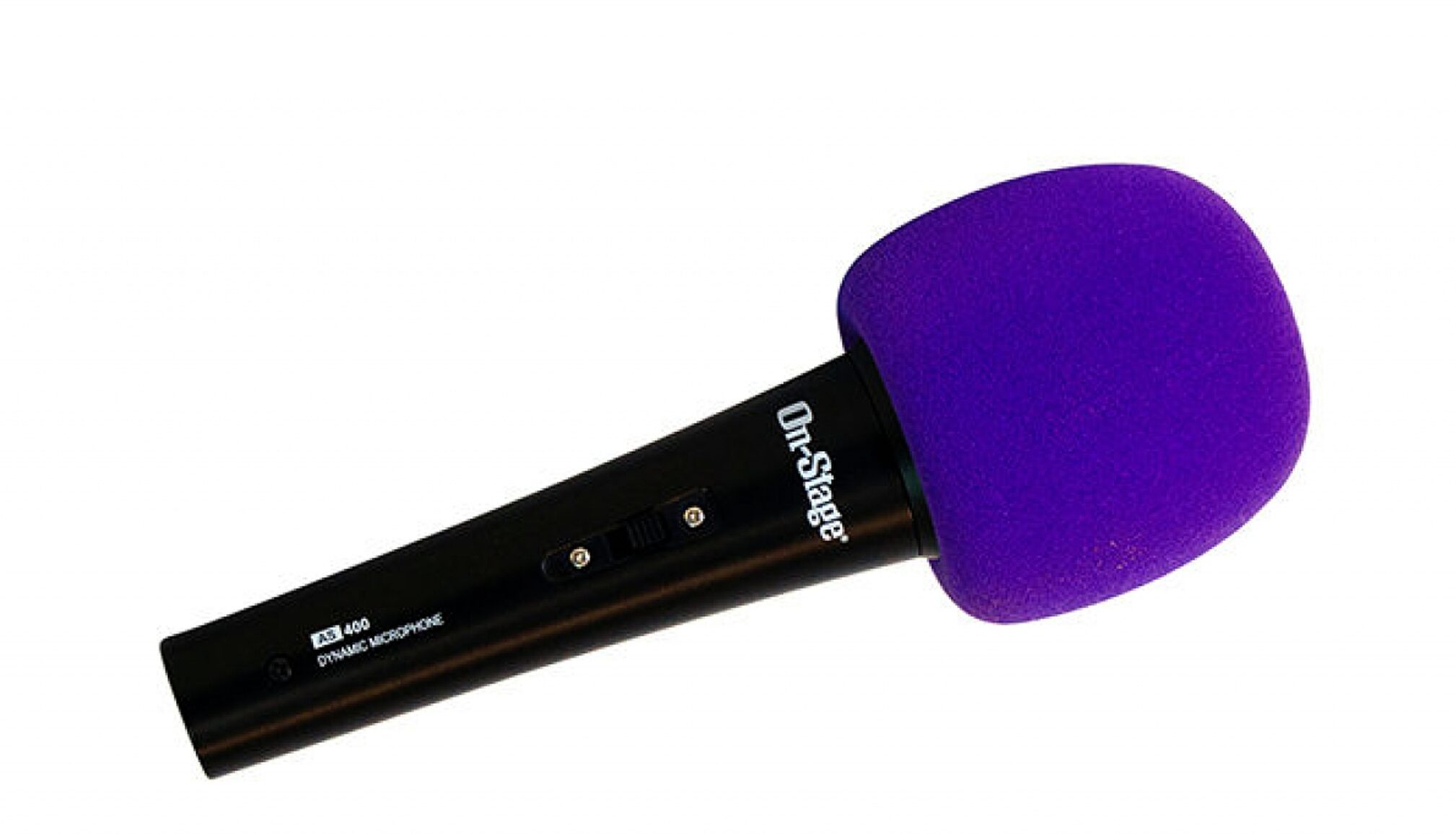 On-Stage ASWS58 Foam Windscreen, Action Position Back