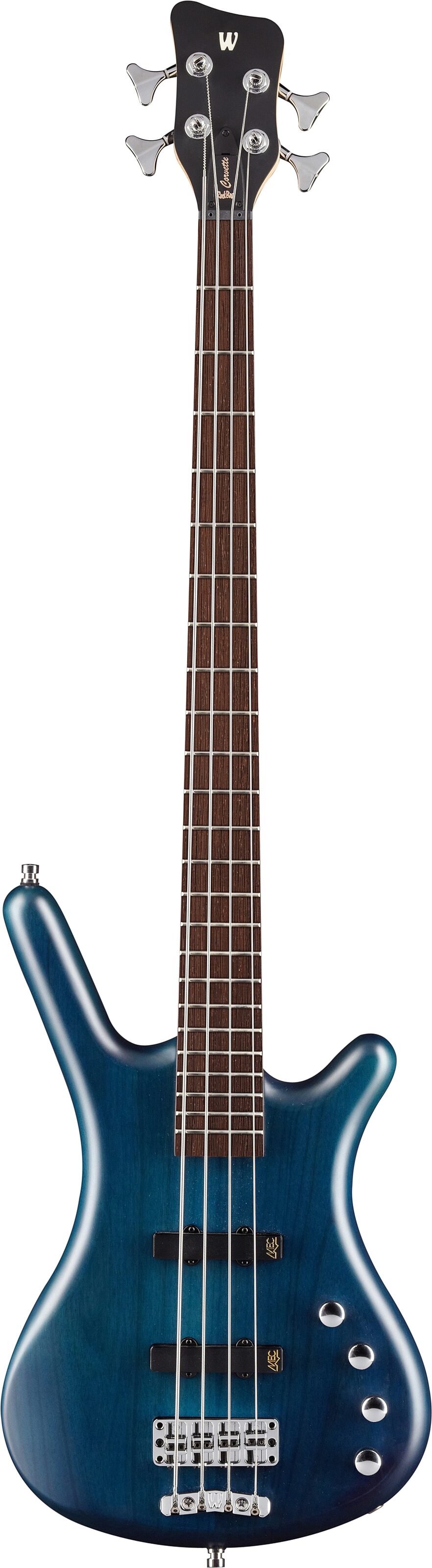 Warwick RockBass Corvette 4 Electric Bass (with Gig Bag), Action Position Back