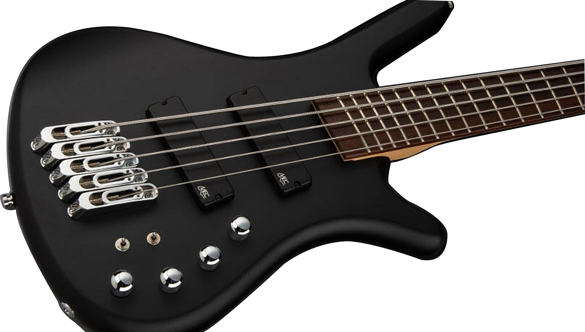 Warwick RockBass Corvette 5 MS Electric Bass (with Gig Bag), Action Position Back
