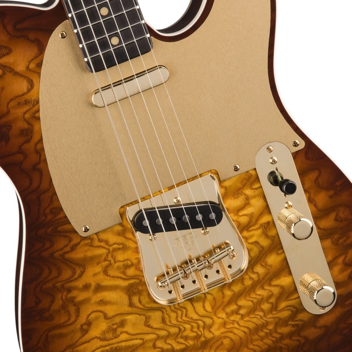 Fender Custom Shop Artisan Tamo Ash Telecaster Electric Guitar (with Case), Body1
