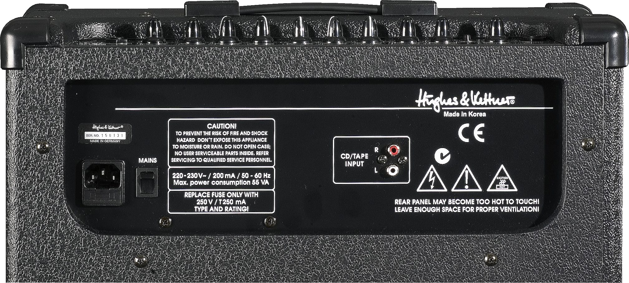 Hughes and Kettner Edition Blue 15 DFX Guitar Combo Amplifier (15 