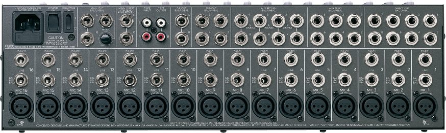 Mackie 1604-VLZ Pro 16ch ミキサー - レコーディング/PA機器