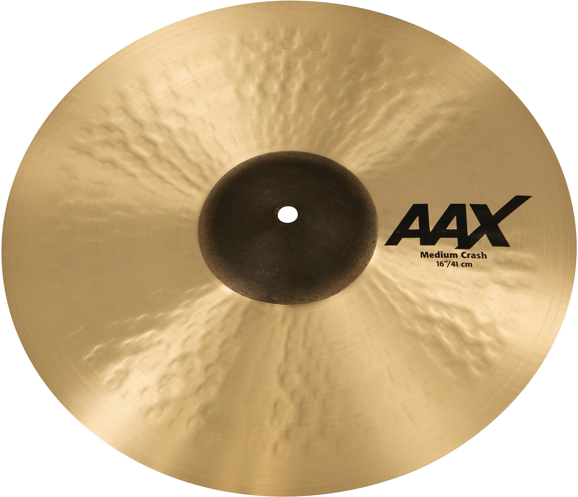 Sabian AAX Medium Thin Crash Cymbal, Angled Front