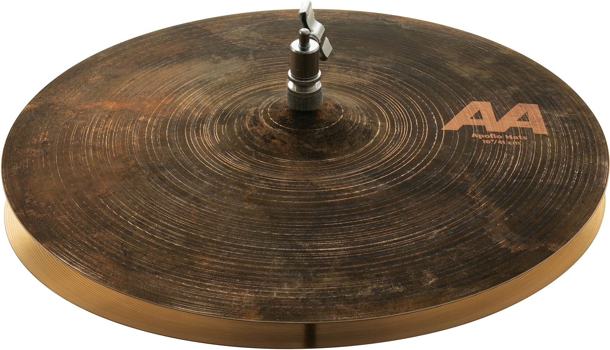Sabian AA Apollo Hi-Hat Cymbals, Angled Front