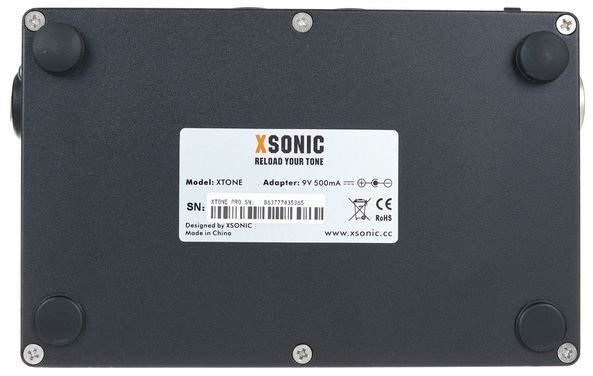 XSonic XTone Pro Guitar and Microphone MIDI/Audio Interface Pedal, Bottom