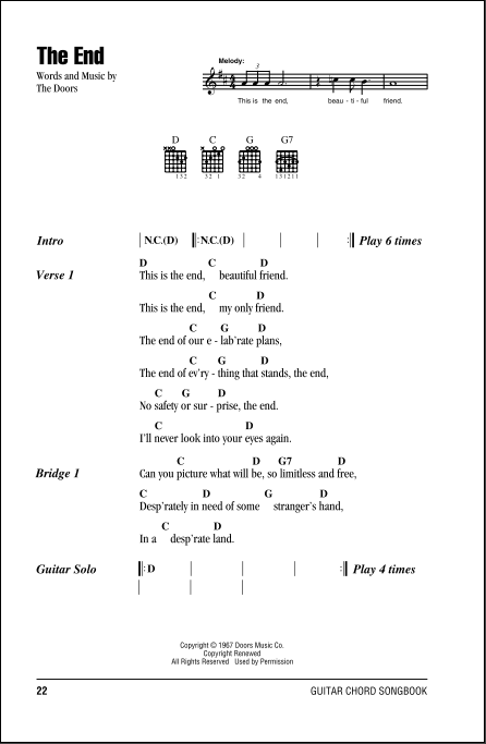 Chord: End Game - tab, song lyric, sheet, guitar, ukulele