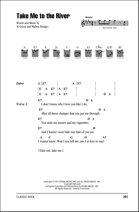 Take Me To The River I'll Swim - Ukulele Lesson