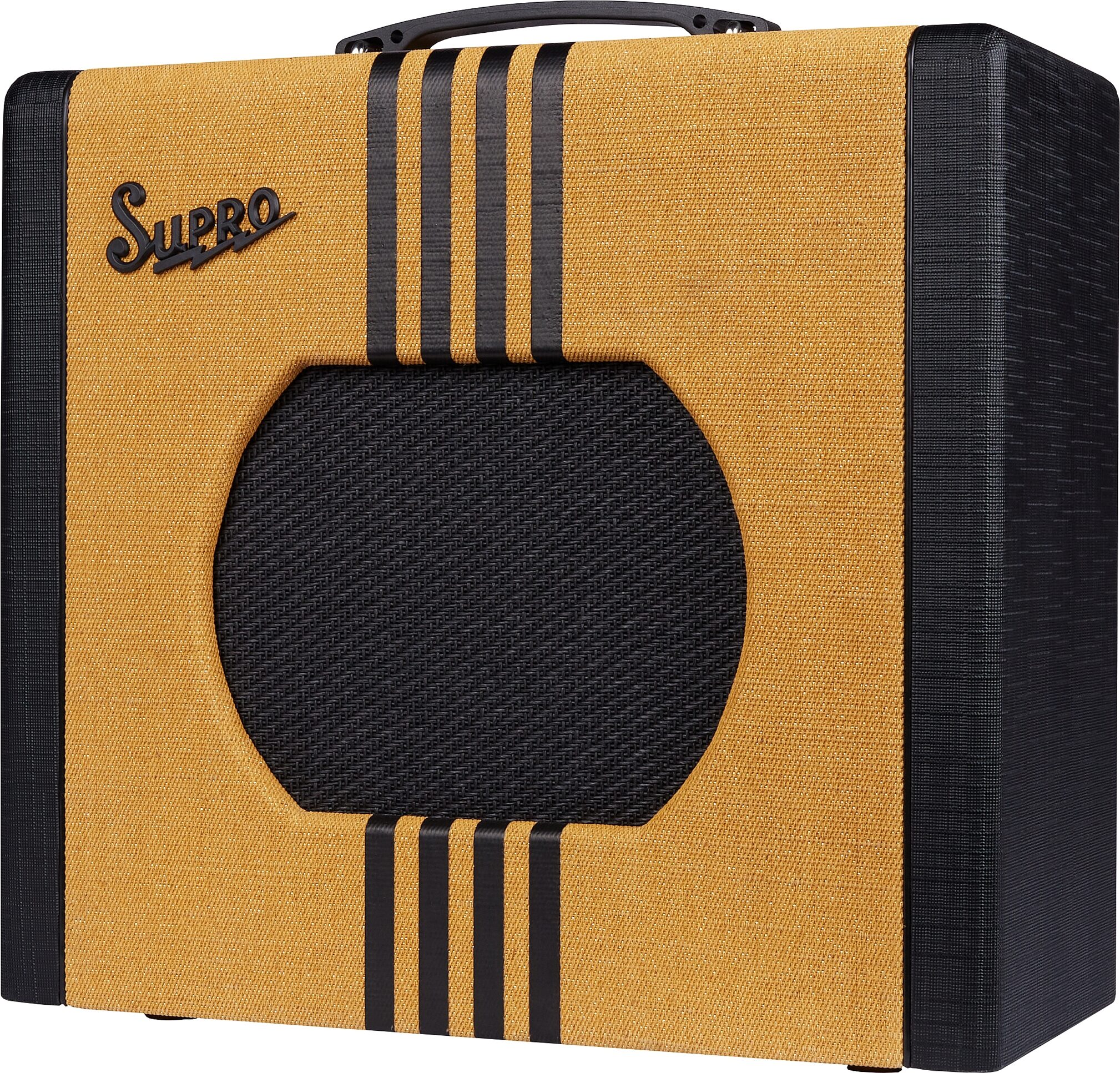Supro Delta King 10 Guitar Combo Amplifier (5 Watts, 1x10"), Tweed/Black, Action Position Back