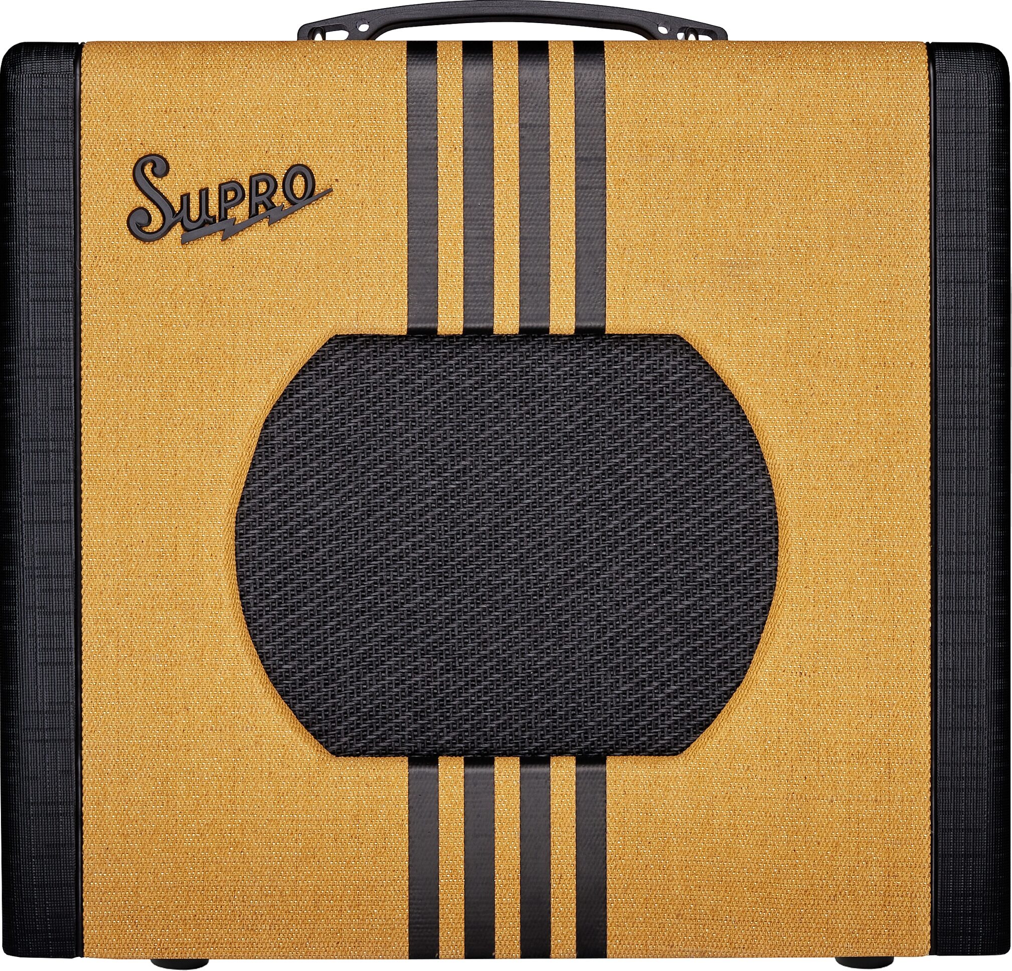 Supro Delta King 10 Guitar Combo Amplifier (5 Watts, 1x10"), Tweed/Black, Action Position Back
