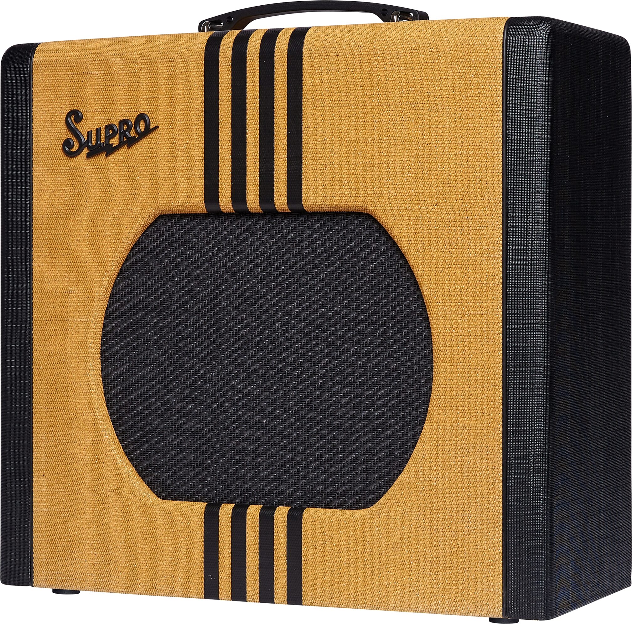 Supro Delta King 12 Guitar Combo Amplifier (15 Watts, 1x12"), Tweed/Black, Open Box (Very Good), Action Position Back
