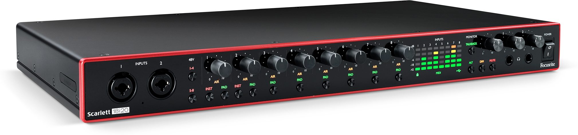 Focusrite Scarlett 18i20 3rd Gen USB Audio Interface | zZounds