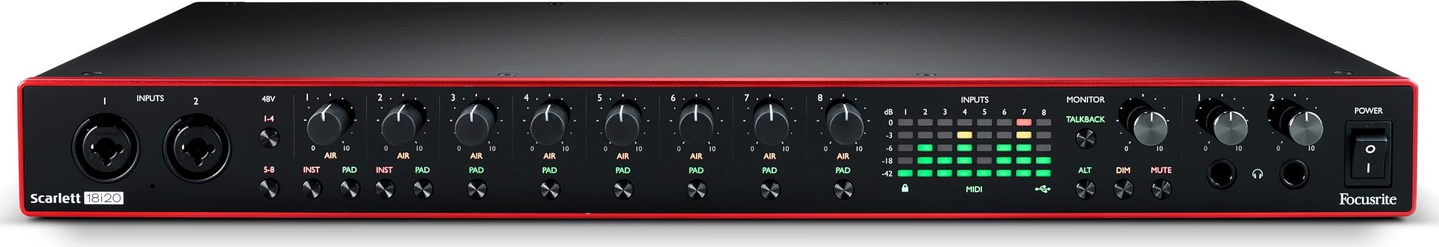 Focusrite Scarlett 18i20 3rd Gen USB Audio Interface | zZounds