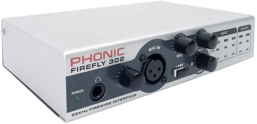 Phonic Firefly 302 FireWire Audio Interface, Side--Firefly 302-side