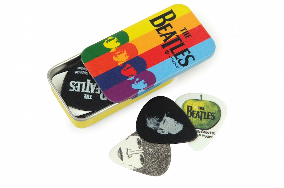 D'Addario Beatles Guitar Pick Tin, Stripes