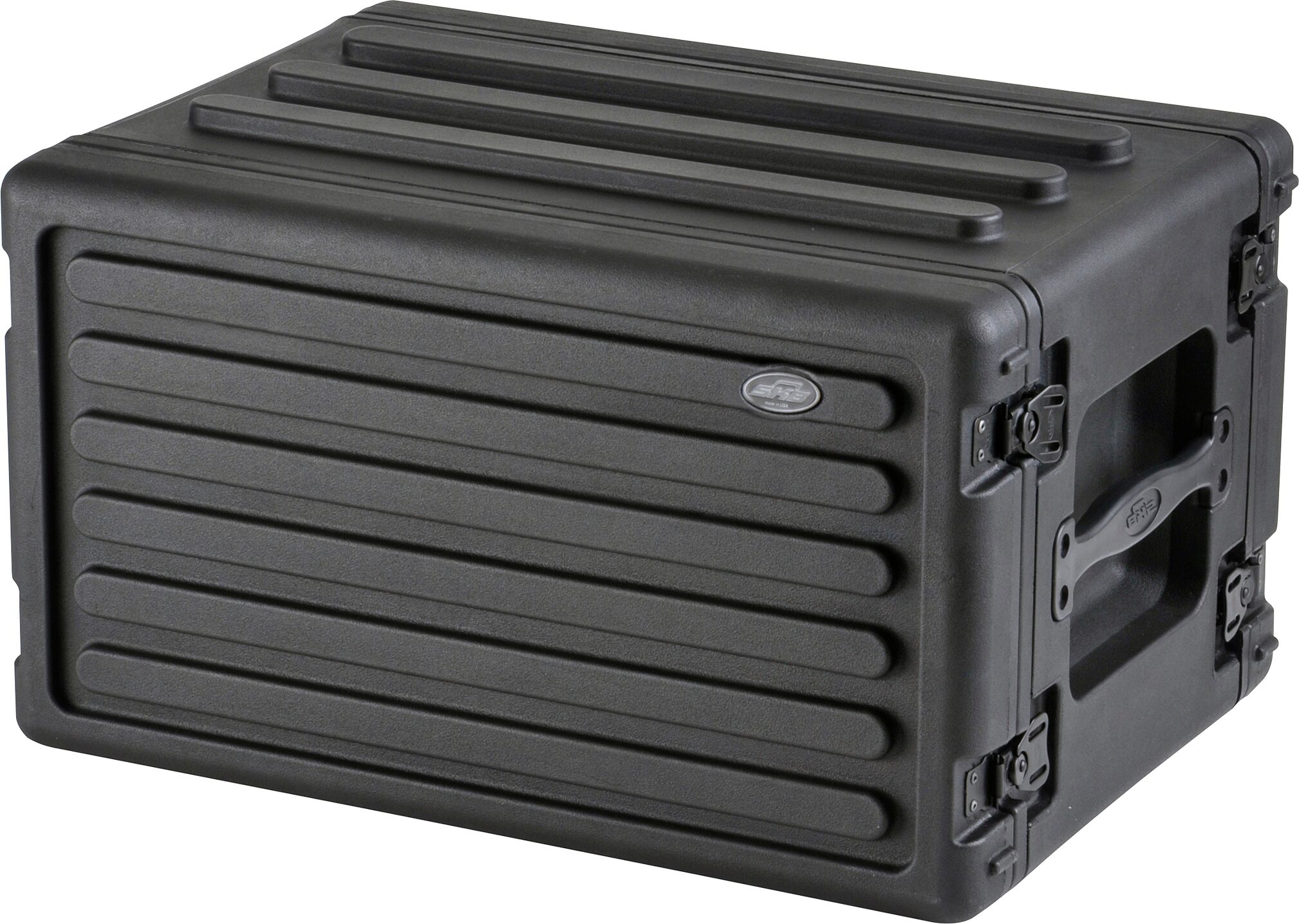 SKB Roto-Molded Shallow Rack Case, 6-Space, Action Position Back