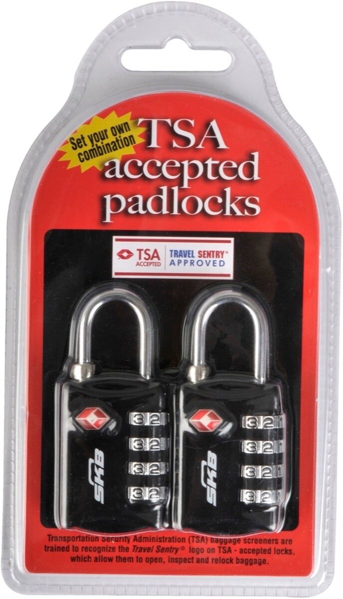 SKB TSA Combination Pad Locks, 1SKB-PDL, 2-Pack, Main