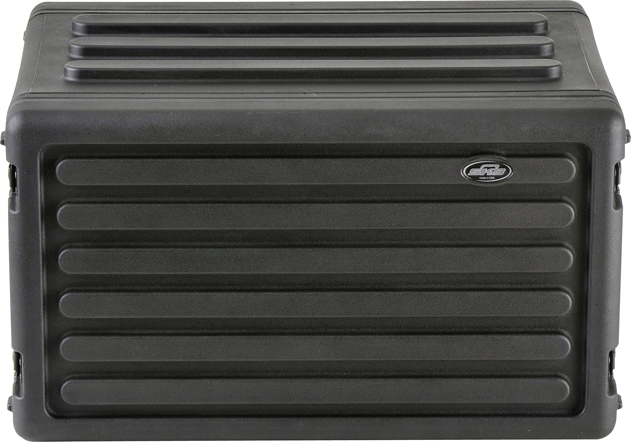 SKB Roto-Molded Shallow Rack Case, 6-Space, Action Position Back