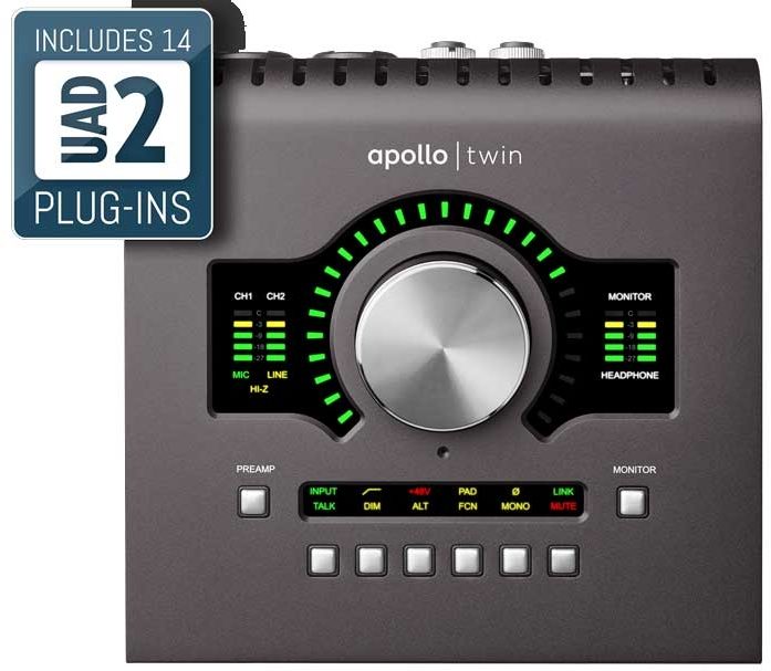 Universal Audio Apollo Twin Duo MkII Thunderbolt 2 Audio Interface