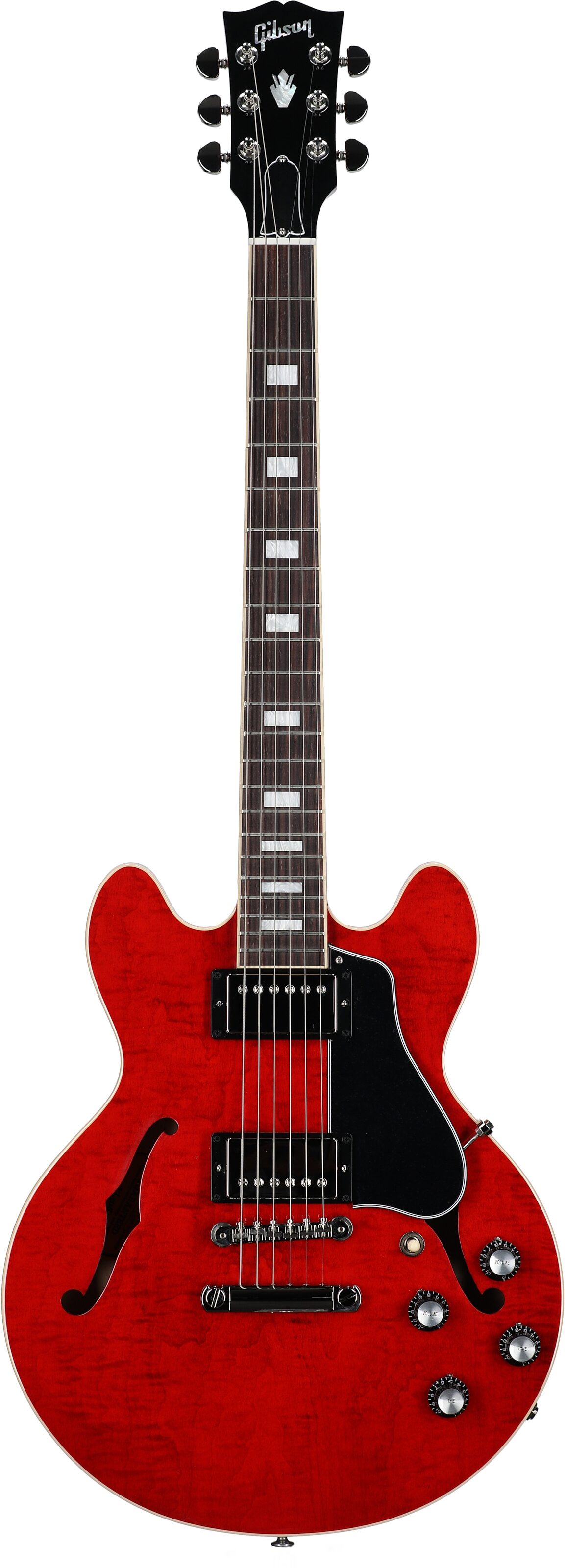 Gibson ES-339 Figured Electric Guitar (with Case), '60s Cherry, Serial Number 224320095, Full Straight Front