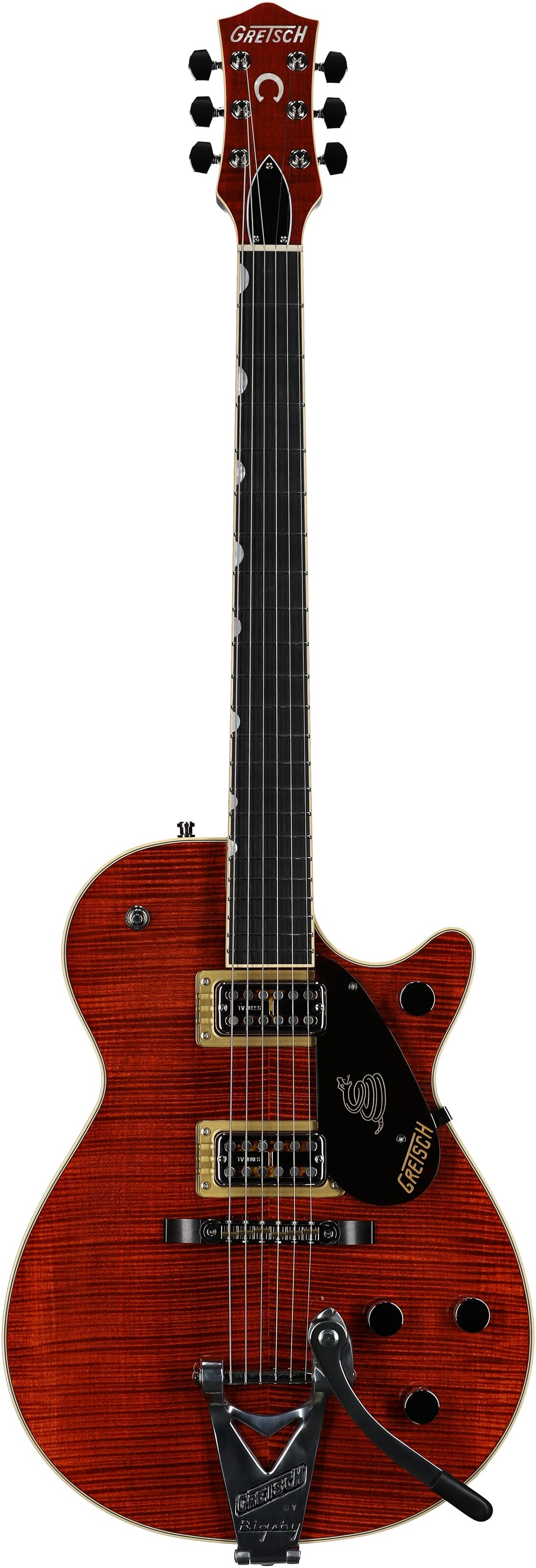 Gretsch G6130T Limited Edition Sidewinder Electric Guitar (with Case), Bourbon, Serial Number JT23041576, Full Straight Front