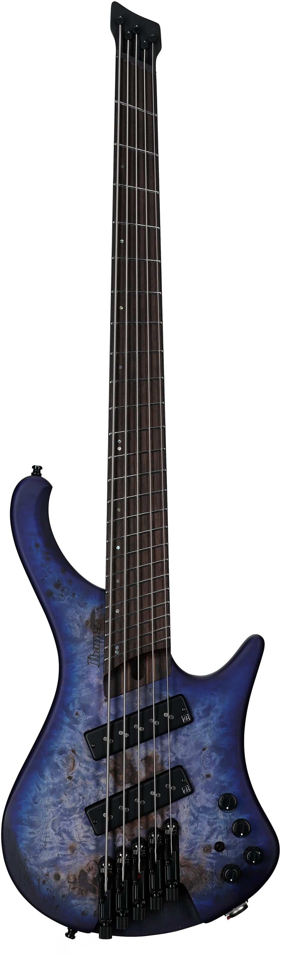 Ibanez EHB1505MS Bass Guitar, 5-String (with Gig Bag), Pacific Blue Burst, Serial Number 211P01I230612555, Full Straight Front