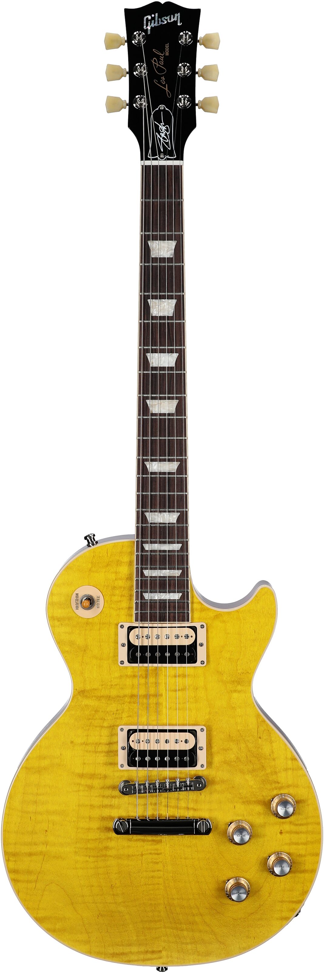 Gibson Slash Les Paul Standard Electric Guitar (with Case), Appetite Amber, Serial Number 212440178, Full Straight Front