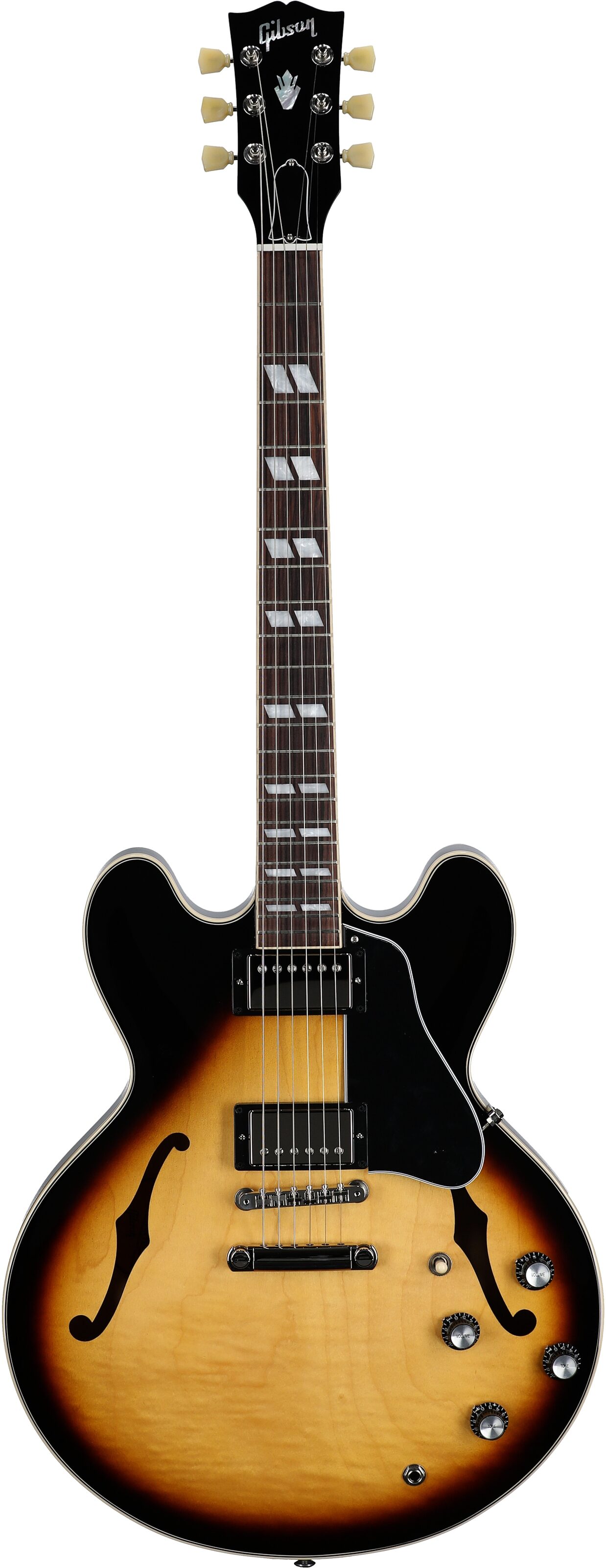 Gibson ES-345 Electric Guitar (with Case), Vintage Burst, Serial Number 212040264, Full Straight Front