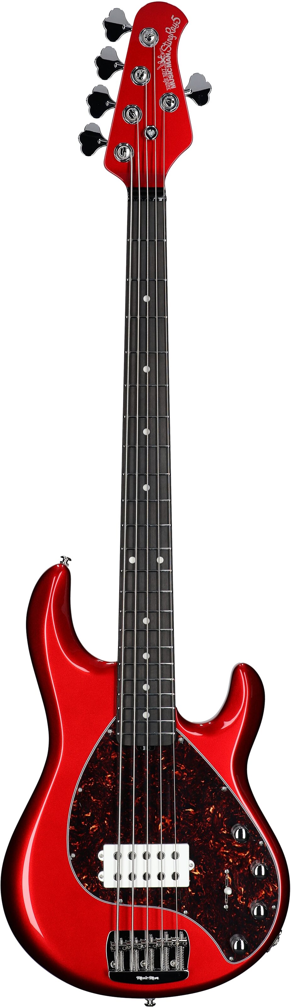 Ernie Ball Music Man StingRay 5 Special Electric Bass, 5-String (with Case), Candyman, Serial Number K04603, Full Straight Front
