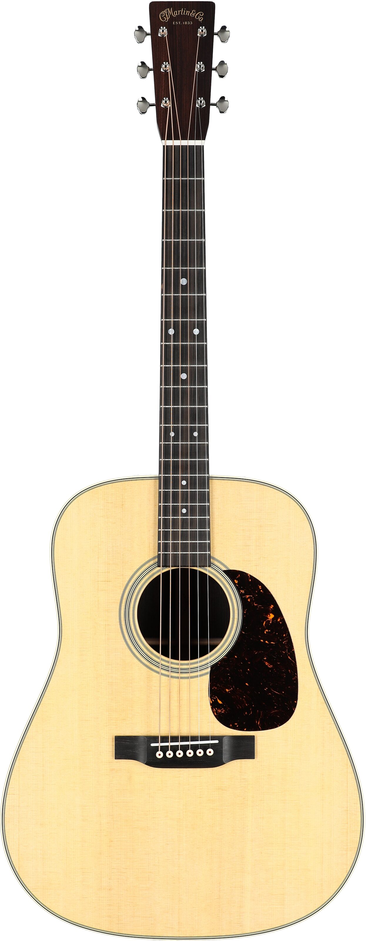 Martin D-28 Reimagined Dreadnought Acoustic Guitar (with Case), Natural, Serial Number M2894472, Full Straight Front