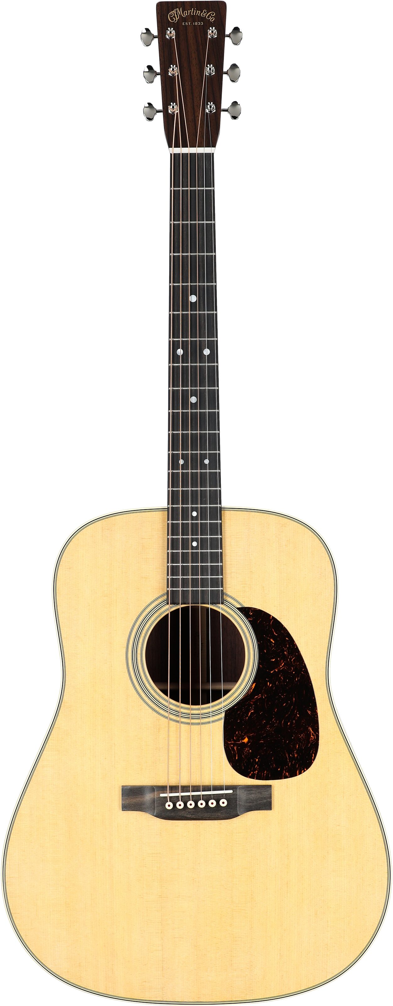 Martin D-28 Reimagined Dreadnought Acoustic Guitar (with Case), Natural, Serial Number M2896685, Full Straight Front